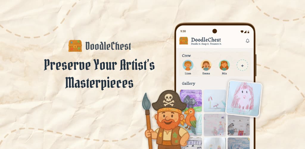 DoodleChest - Turn Your Kids' Art into Hidden Treasure
