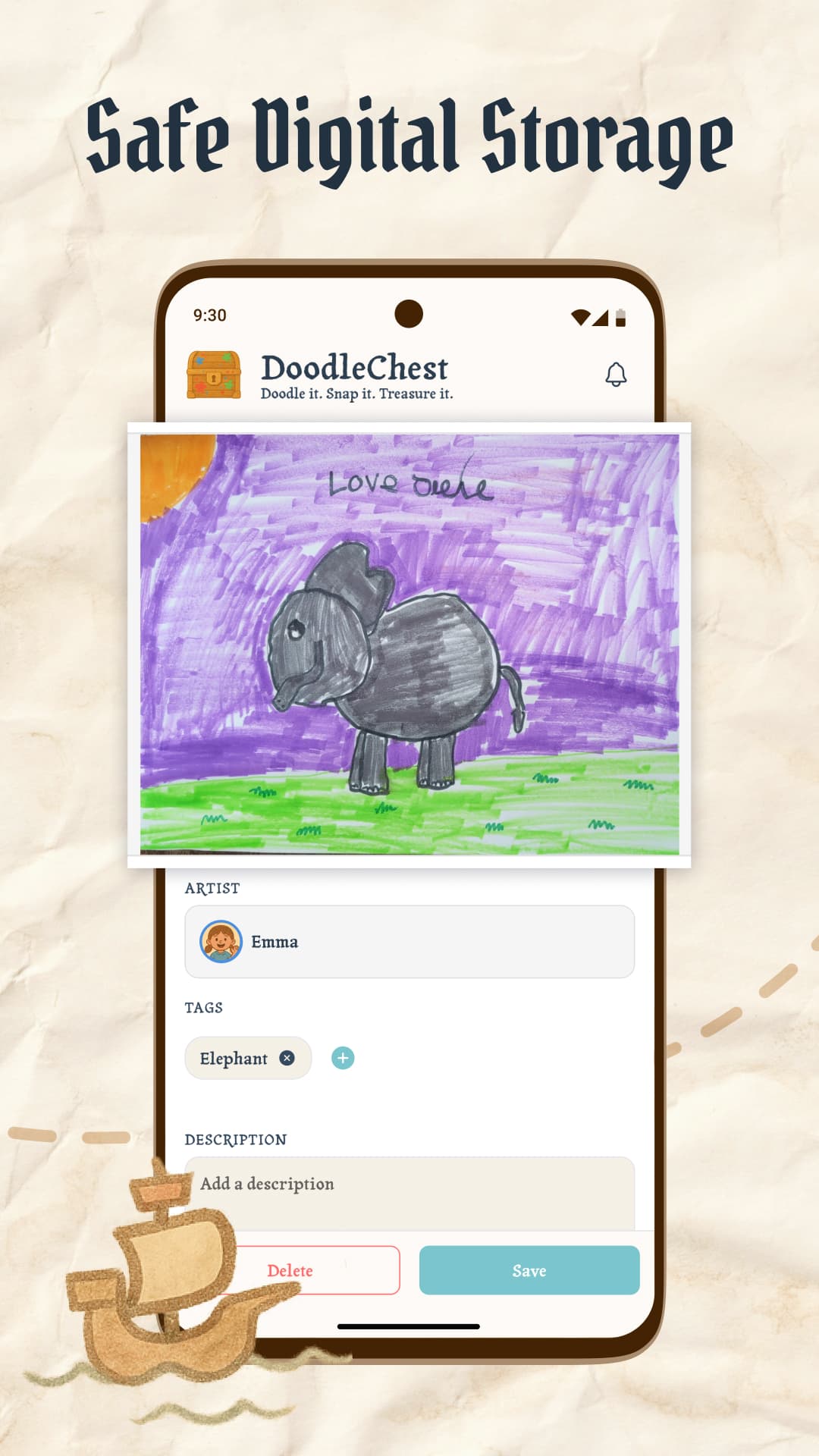 DoodleChest App Screenshot 2